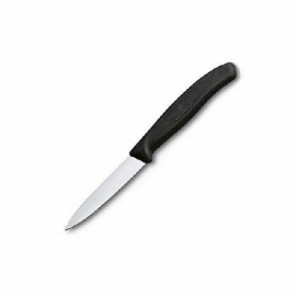 Нож кухонный Victorinox SwissClassic Paring серрейтор черный (Vx67633) в Киеве, Украине