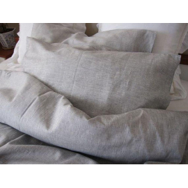 Комплект льняного постельного белья 110х140, серый в Киеве, Украине