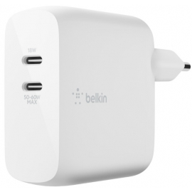Belkin Адаптер живлення GAN 50 + 18Вт Подвійний USB-С, білий в Києві, Україні