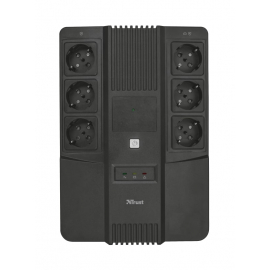 Trust Maxxon 800VA UPS with 6 standard wall power outlets BLACK в Києві, Україні