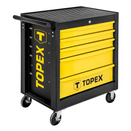 Topex 79R501 Тележка для инструмента TOPEX, 5 ящиков, 680x460x825 мм, до 280 кг, стальной корпус в Киеве, Украине