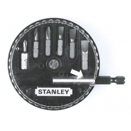 Stanley Биты в наборе 7 ед. (S- 4.5мм, 5.5мм, 6.5мм - Ph - 0, 1, 2 +держатель) (блистер) в Киеве, Украине