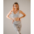 Спортивный женский топ Asalart Cosmopolitan push-up Iguana White Print S, Размер одежды: S, Цвет: Белый в Киеве, Украине