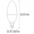 LEDVANCE Лампа світлодіодна SMART+ Candle B 40 E14 MULTICOLOR 4,9W (470Lm) 2700-6500K + RGB WiFi дім-ая, зображення 3 в Києві, Україні