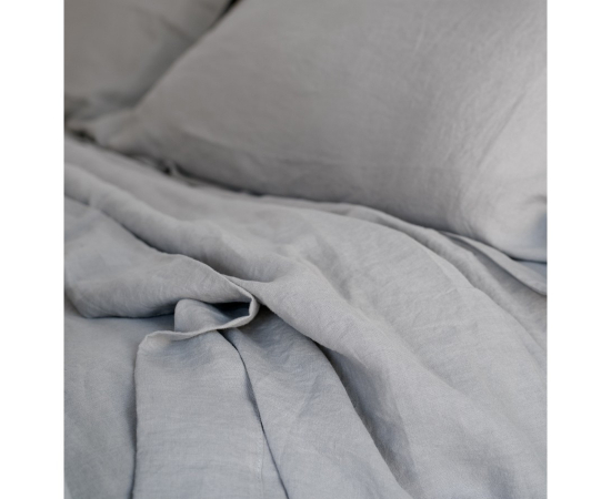 Комплект постельного белья, полулен, 145х215, серый, изображение 2 в Киеве, Украине