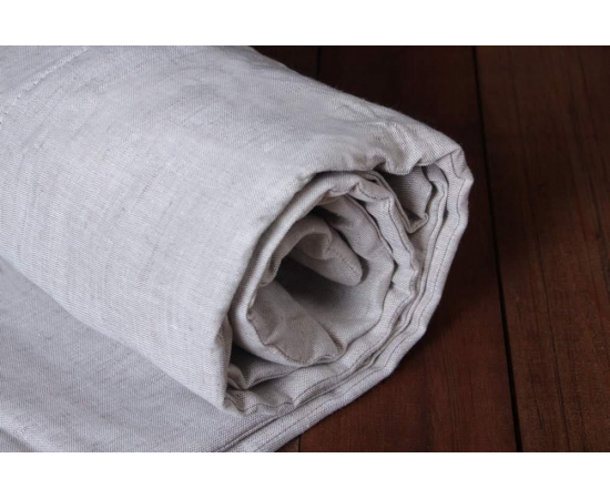 Одеяло льняное (ткань лён) размер 170х205 см, серое, изображение 2 в Киеве, Украине