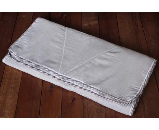 Наматрацник лляної (тканина льон) розмір 180х200 см, сірий, зображення 5 в Києві, Україні