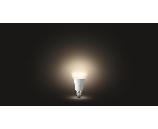 Philips Hue Розумна лампа Single Bulb E27, White, BT, DIM, зображення 2 в Києві, Україні