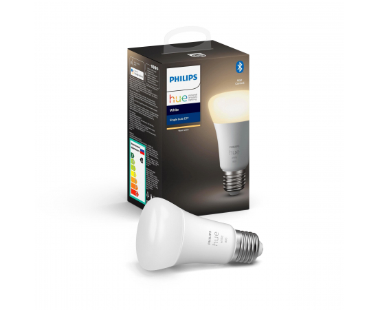 Philips Hue Розумна лампа Single Bulb E27, White, BT, DIM в Києві, Україні