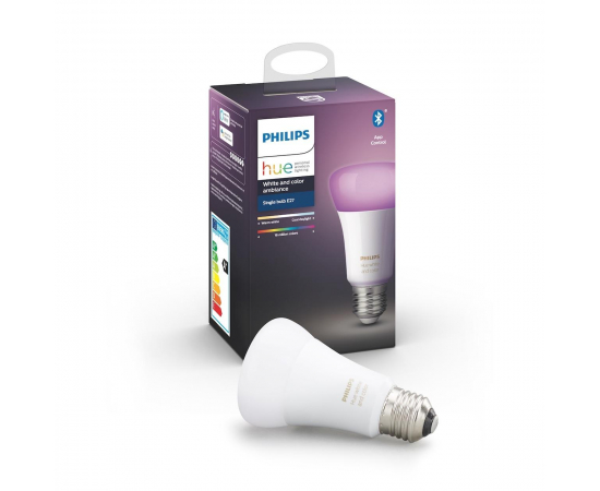 Philips Hue Розумна лампа Single Bulb E27, Color, BLE, DIM в Києві, Україні