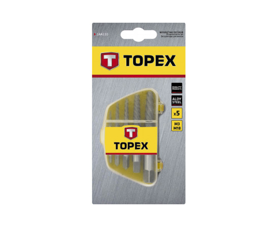 Topex 14A110 Набір екстракторів, зображення 2 в Києві, Україні