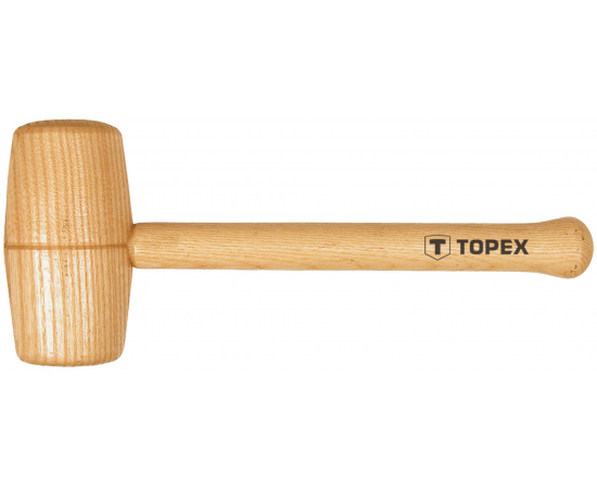 Topex 02A057 Киянка дерев'яна, 70 мм, дерев'яна рукоятка (бук) в Києві, Україні