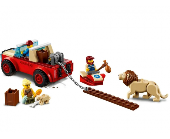 LEGO Конструктор City Рятувальний позашляховик для звірів 60301, зображення 7 в Києві, Україні