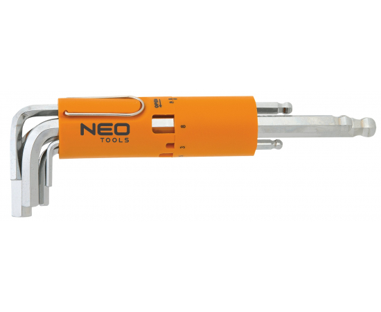 Neo Tools 09-523 Ключi шестиграннi,  2.5-10 мм, набiр 8 шт.*1 уп. в Киеве, Украине