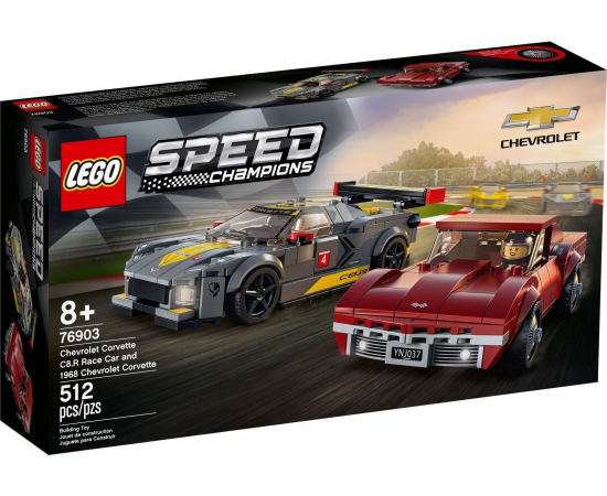 LEGO Конструктор Speed Champions Chevrolet Corvette C8.R Race Car and 1968 Chevrolet Corvette 76903 в Києві, Україні