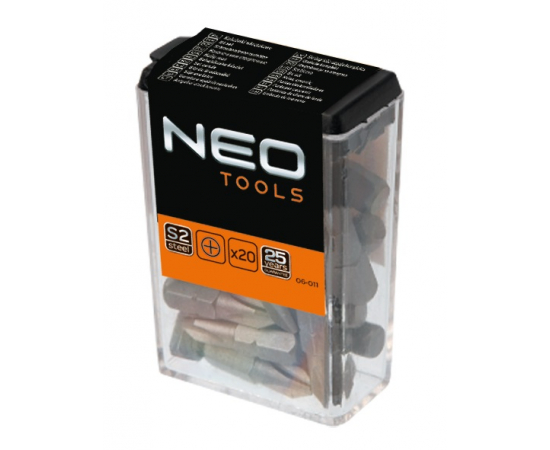 Neo Tools 06-011 Насадки PH2 x 25 мм, 20 шт. в Києві, Україні