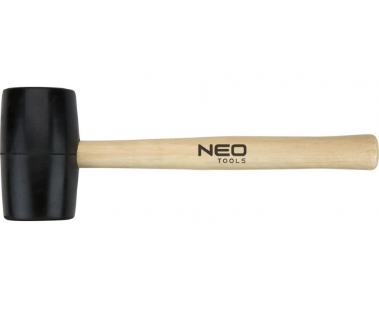 Neo Tools 25-062 Киянка гумова 58 мм, 450 г, рукоятка дерев'яна в Києві, Україні