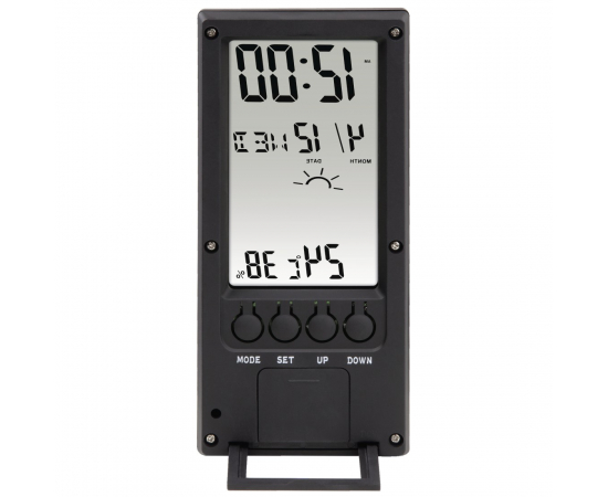 HAMA Термометр / гігрометр TH 140, з індикатором погоди[black], зображення 2 в Києві, Україні