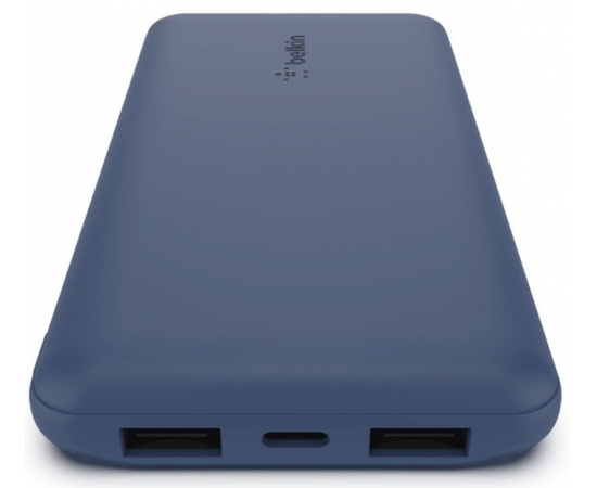 Belkin Портативное зарядное устройство 10000mAh, 15W Dual USB-A, USB-C, blue, изображение 3 в Киеве, Украине