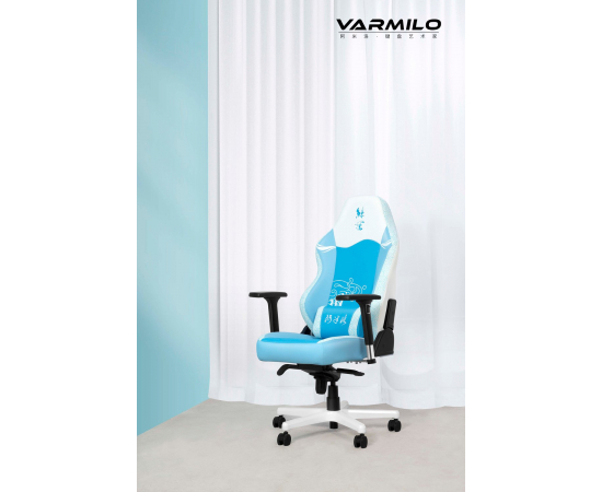 Varmilo Игровое кресло Sea Melody Racing Blue/White, изображение 2 в Киеве, Украине