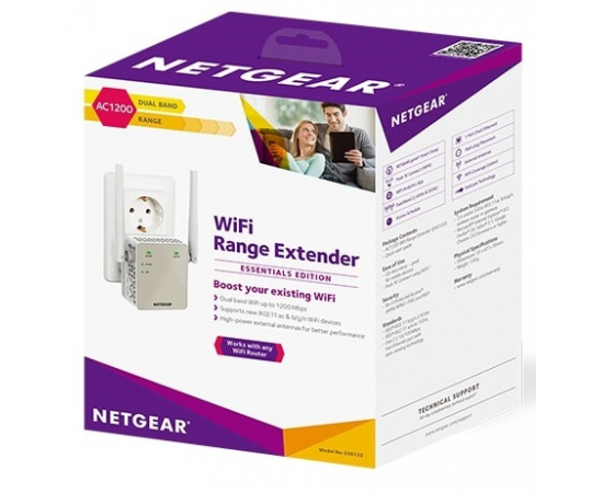 NETGEAR Розширювач покриття WiFi EX6120 AC1200, зображення 5 в Києві, Україні