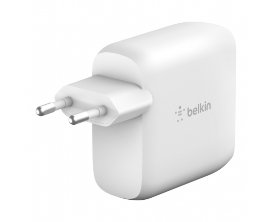 Belkin Адаптер живлення GAN 50 + 18Вт Подвійний USB-С, білий, зображення 7 в Києві, Україні