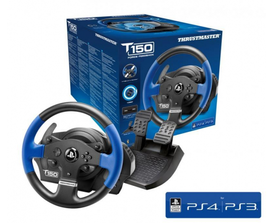 Thrustmaster Кермо і педалі для PC/PS4 T150 Force Feedback Official Sony licensed, зображення 5 в Києві, Україні