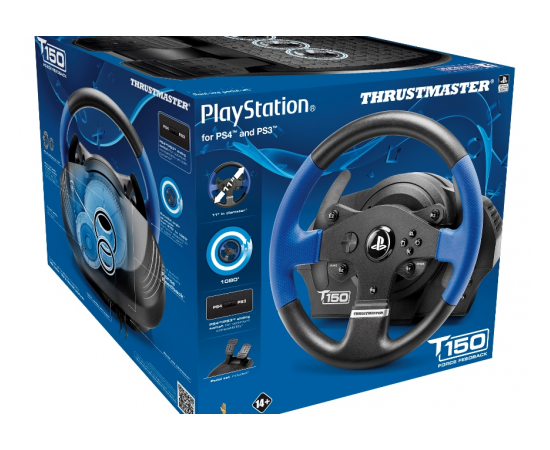 Thrustmaster Кермо і педалі для PC/PS4 T150 Force Feedback Official Sony licensed, зображення 6 в Києві, Україні