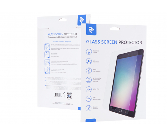2E Защитное стекло для Samsung Galaxy Tab A7 (SM-T500/T505) 10.4" (2020), 2.5D, Clear, изображение 2 в Киеве, Украине