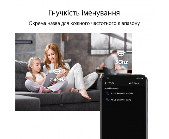 ASUS Маршрутизатор ASUS ZenWiFi XD4 1PK black AX1800 1xGE LAN 1x1GE WAN WPA3 OFDMA MESH, изображение 5 в Киеве, Украине