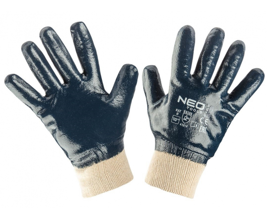 Neo Tools 97-630-10 Рукавички робочі, бавовна, повністю нітрилове покриття, 4121X, 10 " в Києві, Україні