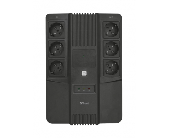 Trust Maxxon 800VA UPS with 6 standard wall power outlets BLACK в Києві, Україні