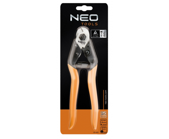 Neo Tools 01-512 Ножицi для рiзання арматури та сталевого троса, 190 мм, зображення 2 в Києві, Україні