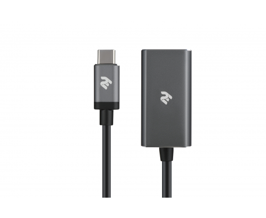 2E Type-C to DisplayPort, Alluminum, 0.2м, зображення 2 в Києві, Україні
