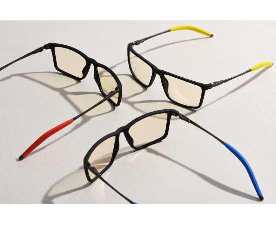 2E Gaming Захисні окуляри Anti-blue Glasses Black-Yellow, зображення 2 в Києві, Україні