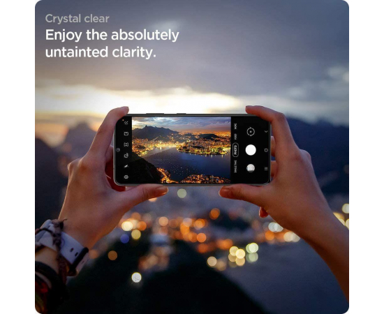 Spigen Захисна плівка для Galaxy S21 Ultra NeoFlex Solid HD, Clear, зображення 2 в Києві, Україні