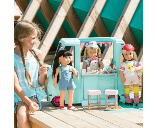 Our Generation Транспорт для ляльок - Фургон із морозивом і аксесуарами, зображення 8 в Києві, Україні