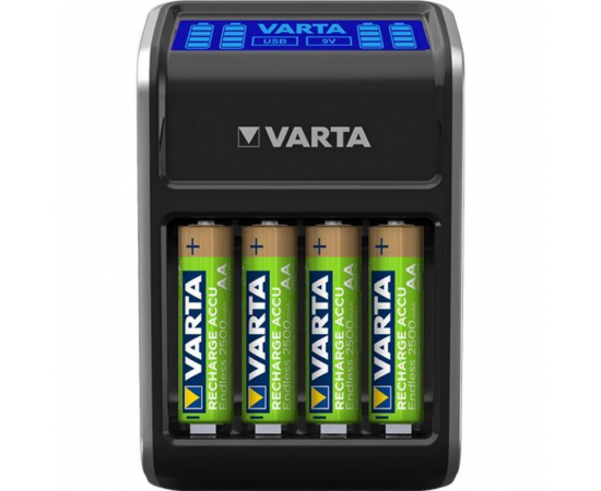 VARTA Зарядний пристрій LCD PLUG CHARGER+4xAA 2100 mAh, зображення 2 в Києві, Україні