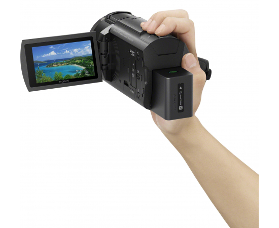 Sony 4K Flash Handycam FDR-AX43 Black, зображення 3 в Києві, Україні