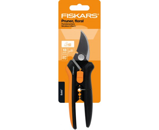 Fiskars Ножиці для обрізки квітів Solid SP14, зображення 8 в Києві, Україні