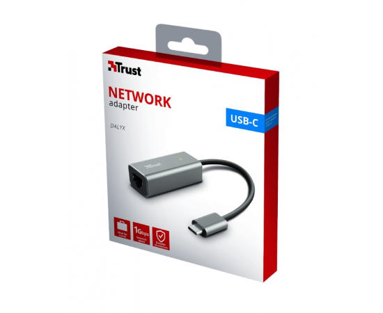 Trust Dalyx USB-C to Ethernet Adapter, зображення 10 в Києві, Україні