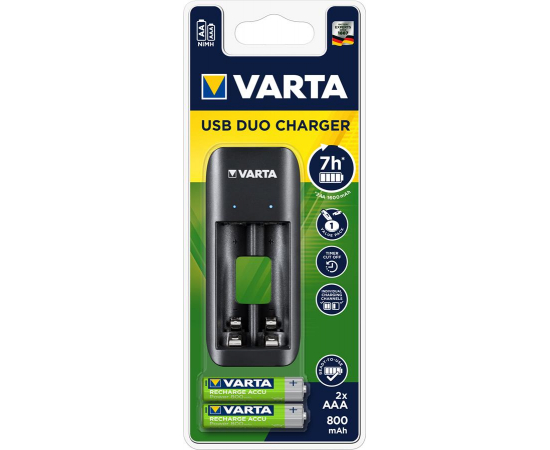 VARTA Зарядний пристрій Value USB Duo Charger+2xAAA 800mAh в Києві, Україні