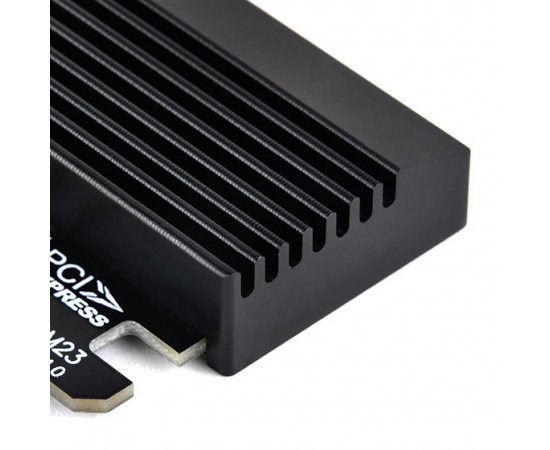 SilverStone Плата-адаптер PCIe x4 для SSD m.2 SATA + NVMe Thermal Solution, зображення 3 в Києві, Україні