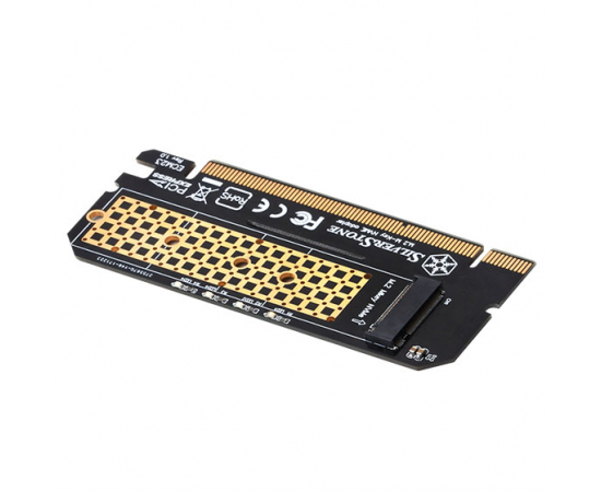 SilverStone Плата-адаптер PCIe x4 для SSD m.2 SATA + NVMe Thermal Solution, зображення 6 в Києві, Україні