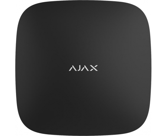 Ajax Інтелектуальний центр системи безпеки Hub Plus (GSM+Ethernet+Wi-Fi+3G) чорний в Києві, Україні
