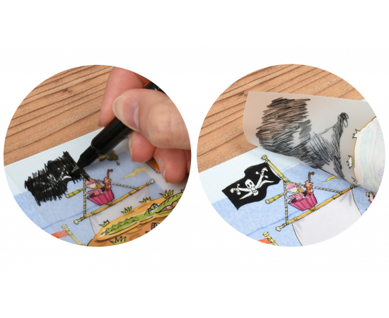 Scribble Down Набір перевідних наклейок з онлайн додатком - Острів піратських скарбів, зображення 4 в Києві, Україні