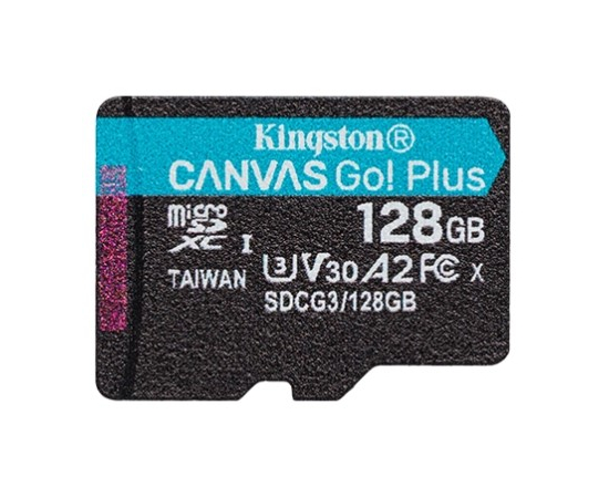 Kingston Canvas Go! Plus microSD[SDCG3/128GBSP] в Києві, Україні