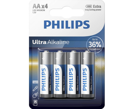 Philips Ultra Alkaline[LR6E4B/10] в Києві, Україні