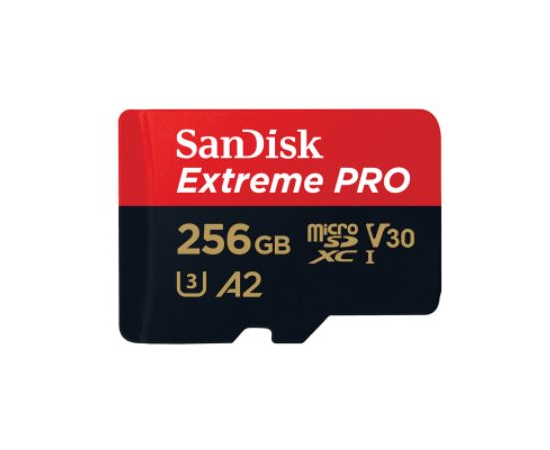 SanDisk Extreme Pro microSDXC UHS-I A2 V30 U3 Class10[SDSQXCZ-256G-GN6MA] в Києві, Україні