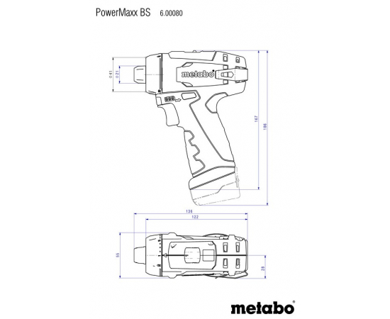 Metabo PowerMaxx BS Basic акумуляторний, 10,8 Вт, зображення 2 в Києві, Україні